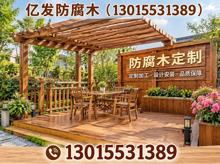 郑州高新技术产业开发区防腐木定制展示图